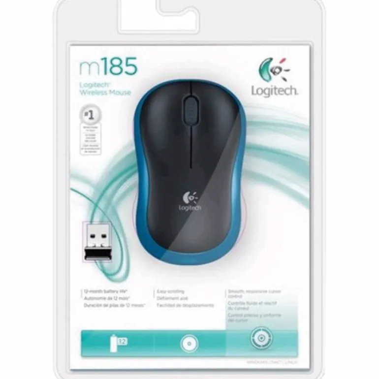 Ratón Logitech M185 1000 DPi