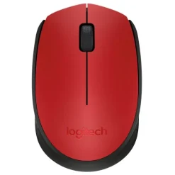 Ratón Logitech M171 1000dpi USB 2.0 Rojo/Negro