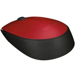 Ratón Logitech M171 1000dpi USB 2.0 Rojo/Negro
