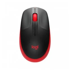 Ratón Logitech M190 Wireless Ambidextro RF 1000Dpi Negro / Rojo