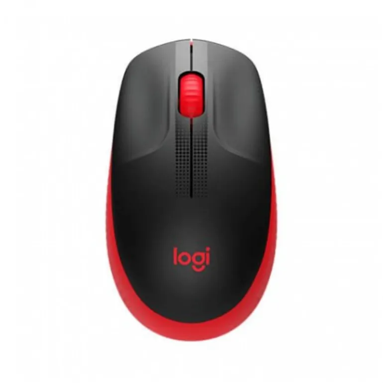 Ratón Logitech M190 Wireless Ambidextro RF 1000Dpi Negro / Rojo