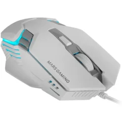 Ratón Mars Gaming MM024 4000 Dpi 87g RGB Blanco