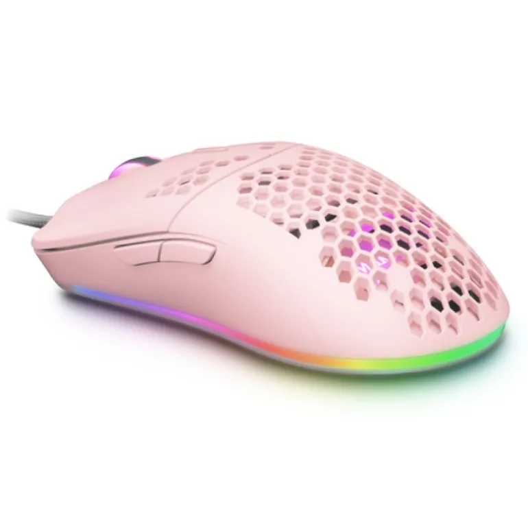 Ratón Mars Gaming MMAX RGB Chroma 12400 Dpi Rosa
