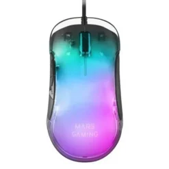 Ratón Mars Gaming MMGLOW 12800 Dpi RGB Chroma-Glow Negro