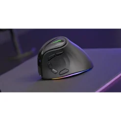 Ratón Mars Gaming MM-SK 8400 Dpi Tri-Mode RGB Ergonómico Negro