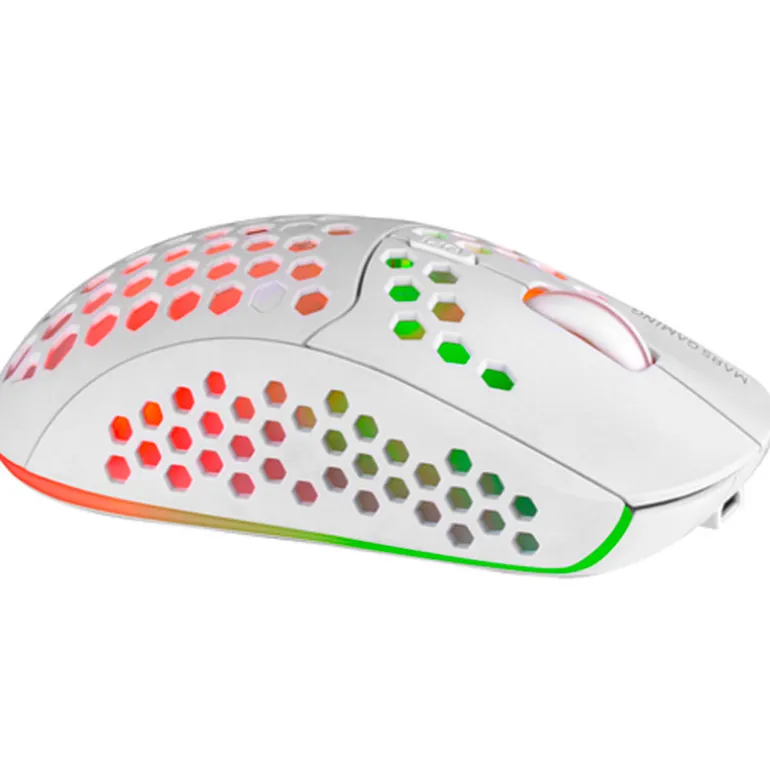 Ratón Mars Gaming MMW3 3200 Dpi 79g Wireless RGB Blanco
