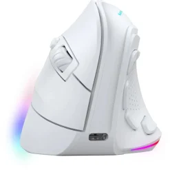 Ratón Mars MM-SK Vertical Ergonómico RGB Chroma 8400DPI Blanco