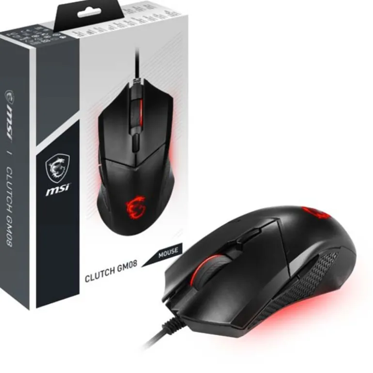 Ratón MSI Clutch GM08 Gaming 3200 Dpi