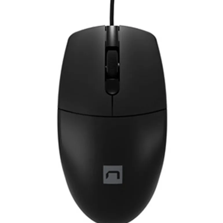 Ratón Natec Ruff 2 NMY-1987 1000 Dpi USB Óptico Negro