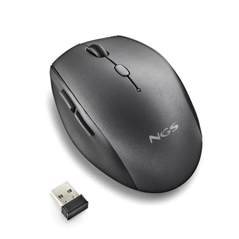 Ratón NGS Bee 1600 Dpi Wireless Negro
