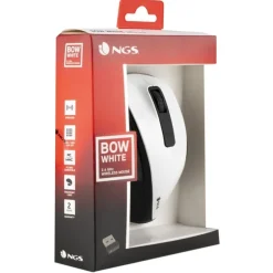 Ratón NGS Bow 1600 Dpi Wireless Blanco