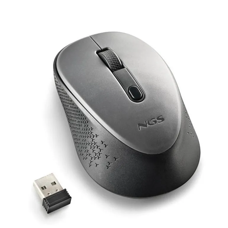Ratón NGS Dew 1600 Dpi Wireless Gris