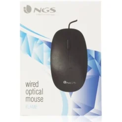 Ratón NGS Flame 1000dpi Negro