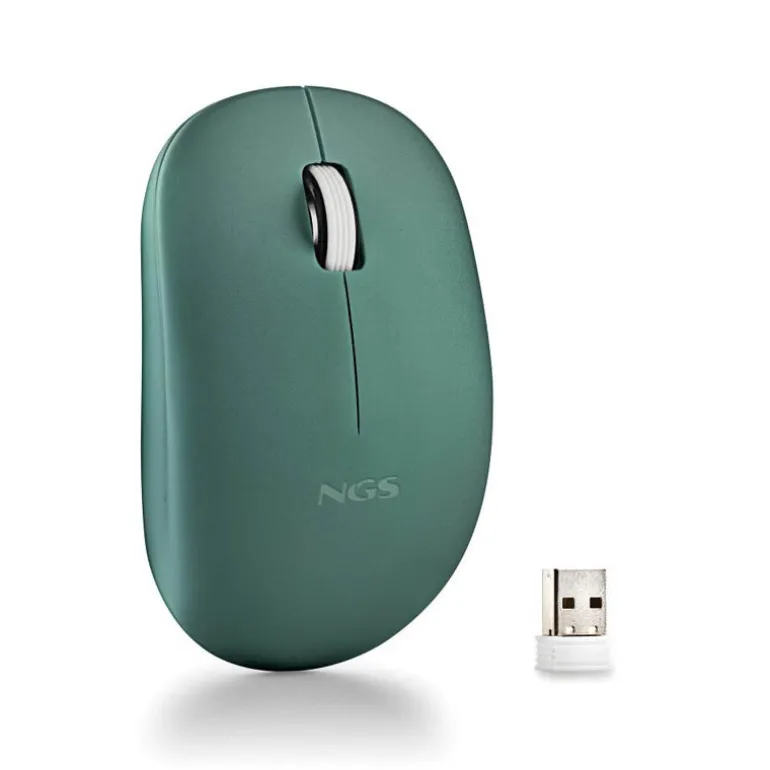 Ratón NGS Fog Pro 1000 Dpi Wireless Verde