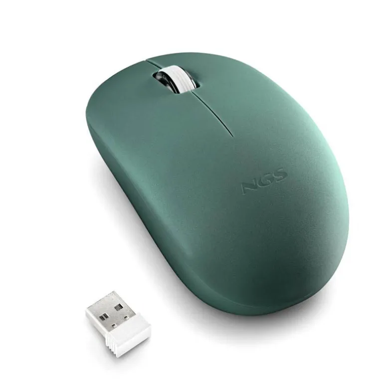 Ratón NGS Fog Pro 1000 Dpi Wireless Verde