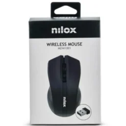 Ratón Nilox MOWI1001 Wireless 1600 Dpi Negro
