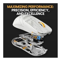 Ratón Pulsar x RRQ X2H Medium Wireless Blanco