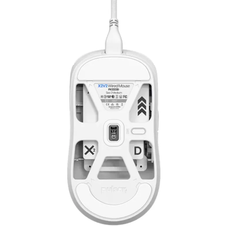 Ratón Pulsar X2 Wired Medium Blanco