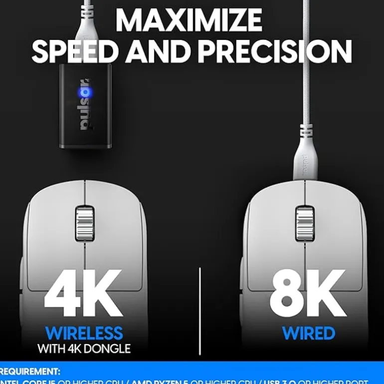 Ratón Pulsar X2-H High Hump ES Blanco