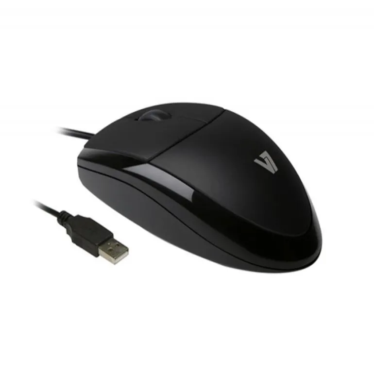 Ratón Ratón V7 Optico Negro