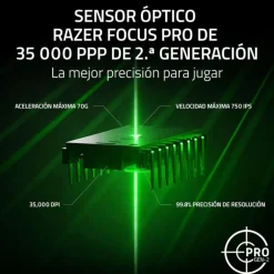Ratón Razer Basilisk V3 Pro 35000 DPI Blanco