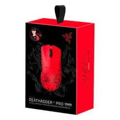 Ratón Razer DeathAdder V3 Pro Faker Edition 30000 Dpi Inalámbrico Rojo