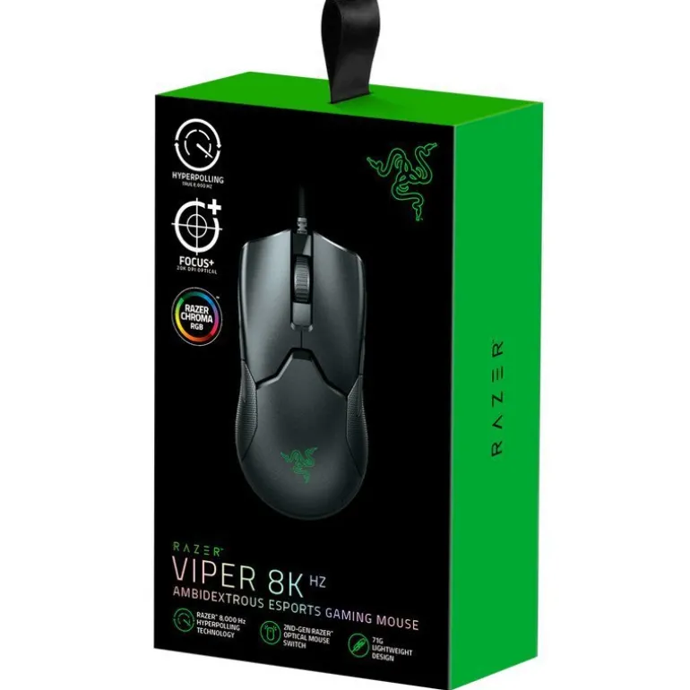 Ratón Razer Viper 8K HZ Gaming 20000 Dpi