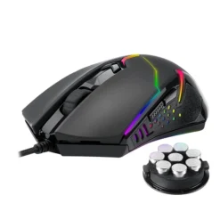 Ratón Redragon Centrophorus Gaming 7200 Dpi RGB Negro