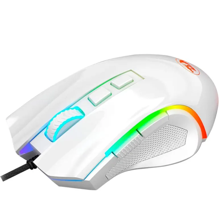 Ratón Redragon Griffin Gaming 7200 Dpi RGB Blanco