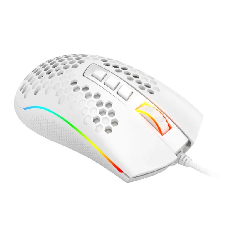 Ratón Redragon Storm Elite Gaming 32000 Dpi RGB Blanco