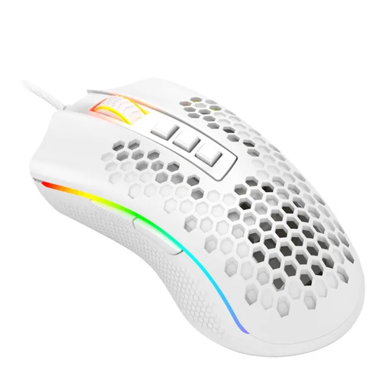 Ratón Redragon Storm Elite Gaming 32000 Dpi RGB Blanco