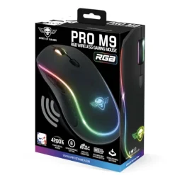 Ratón Spirit of Gamer Pro M9 Wireless Gaming 4200 Dpi RGB Negro