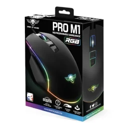 Ratón Spirit of Gamer Pro M1 Gaming 8000 Dpi RGB Negro
