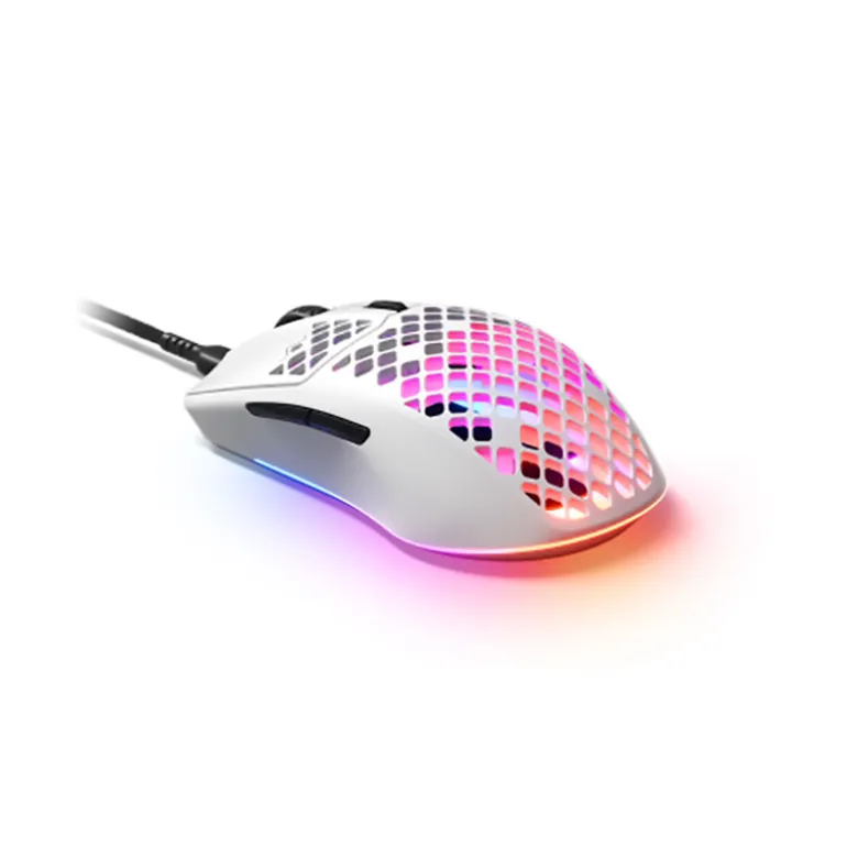 Ratón SteelSeries Aerox 3 Gaming 18000 Dpi RGB Snow