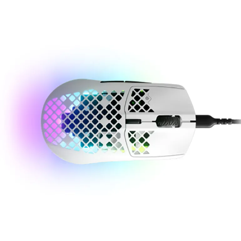 Ratón SteelSeries Aerox 3 Gaming 18000 Dpi RGB Snow
