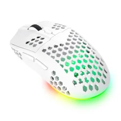 Ratón Trust Inalámbrico 4800 DPI RGB Ultraligero 6 Botones Blanco