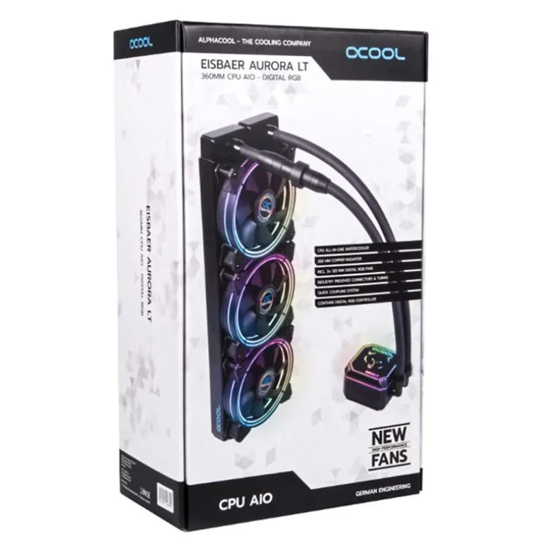 Refrigeración Líquida Alphacool LT360 Aurora HPE Digital RGB