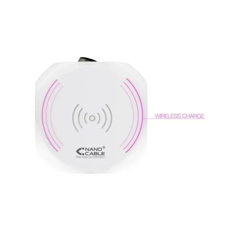 Regleta Nanocable Base Enchufe 2 USB-C + 2 USB-A Blanco