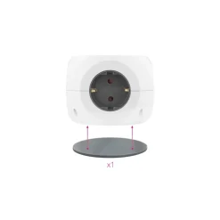 Regleta Nanocable Base Enchufe 2 USB-C + 2 USB-A Blanco