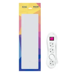 Regleta Nanocable Interruptor 4 Tomas 1.4m Blanco