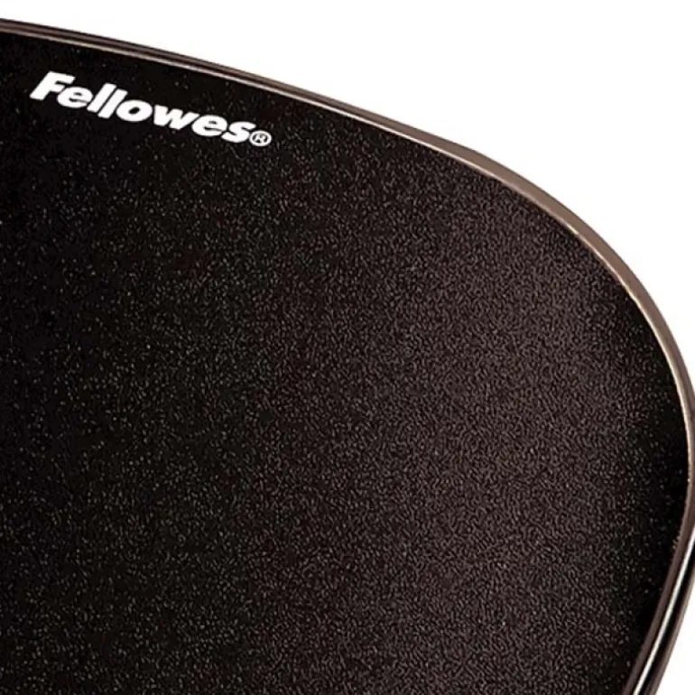 Reposamuñecas Fellowes Gel Crystal Negro