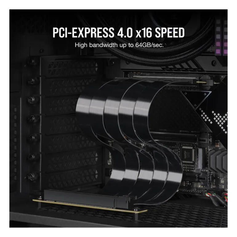 Riser Card Corsair PCIe 4.0 300mm Negro