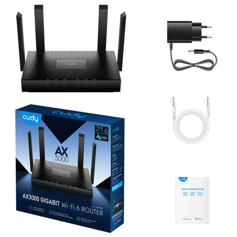 Router Cudy WR3000 AX3000 Wi-Fi 6