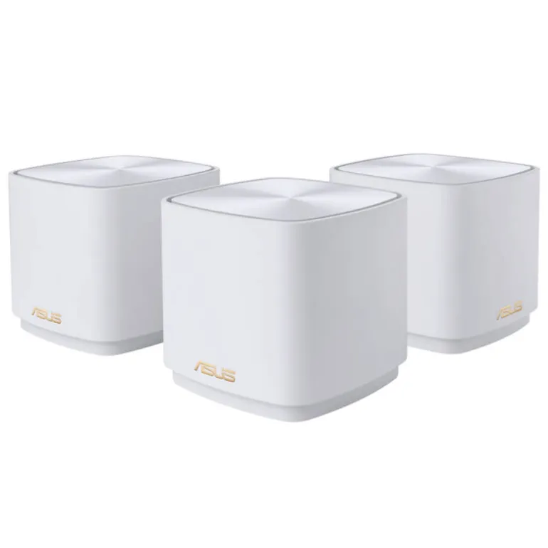 Router Mesh Asus ZenWiFi XD4 Plus Wi-Fi 6 AX1800 1800Mbps Triple Pack Blanco