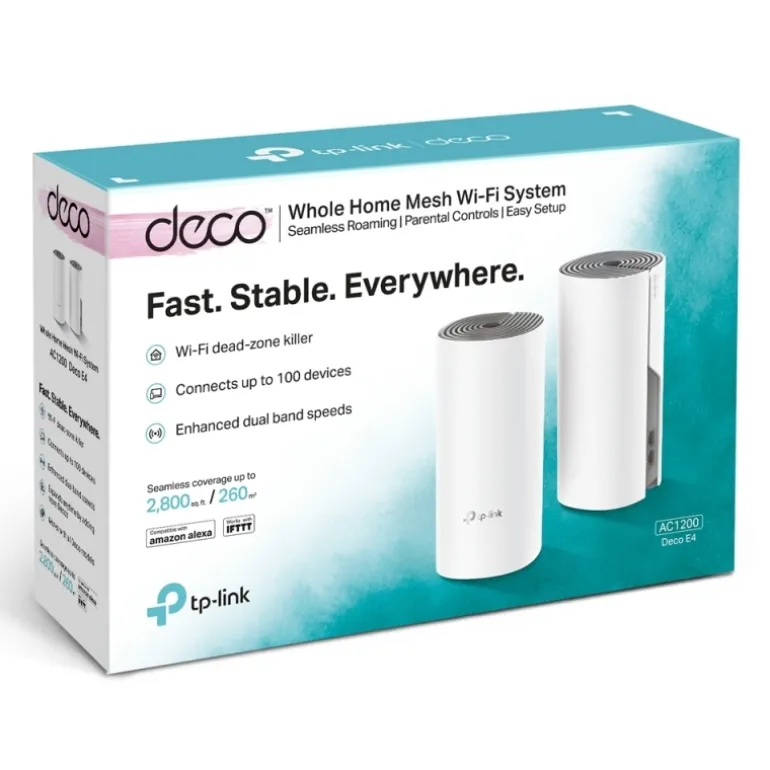 Router TP-Link Deco E4 Wi-Fi Mesh AC1200