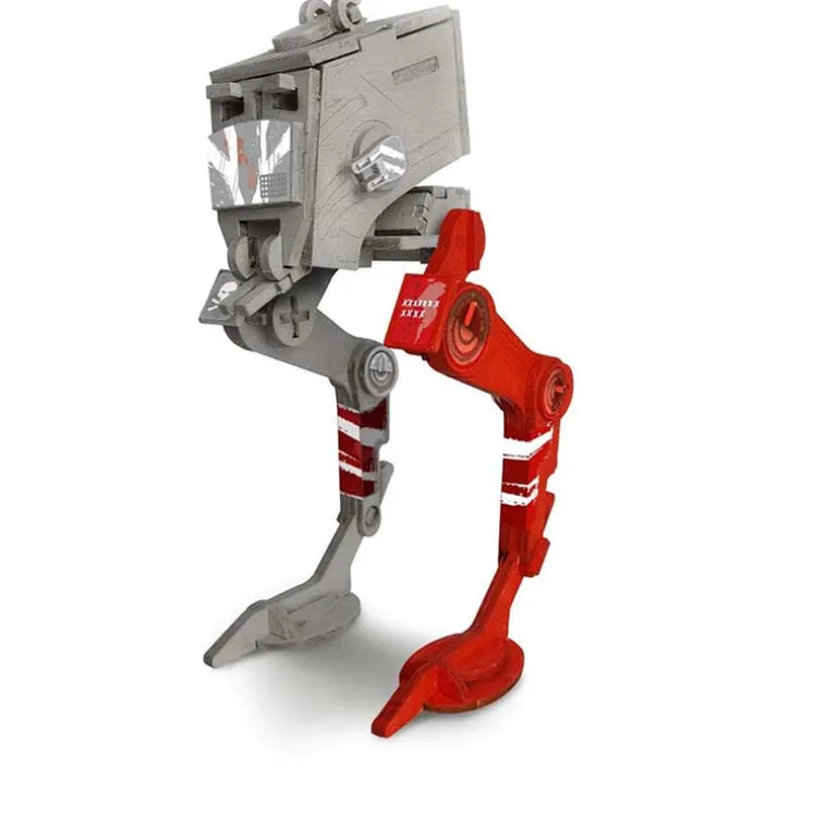 Réplica Woodwork Madera Para Pintar Star Wars AT-ST Walker Imperial