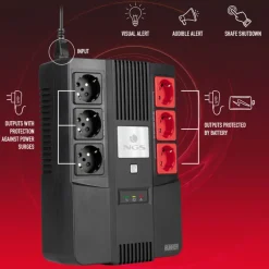 SAI NGS Fortress Bunker SAI 600VA 360W