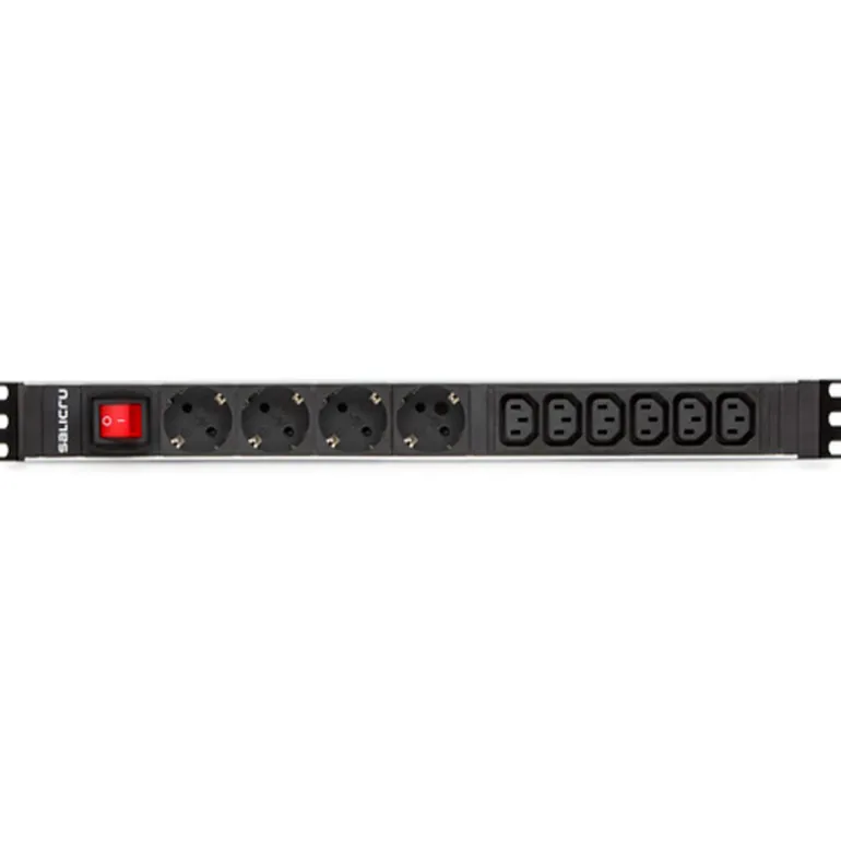 SAI Salicru SPS 4F+6F PDU SCH+C13/C14 Distribución Energía 4 Tomas