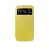 Samsung Galaxy S4 Naranja Con Ventana Frontal Amarillo - Funda Móvil