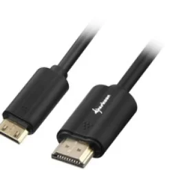 Sharkoon Cable HDMI a HDMI Mini 2.0 4K 2m Negro - Cable HDMI